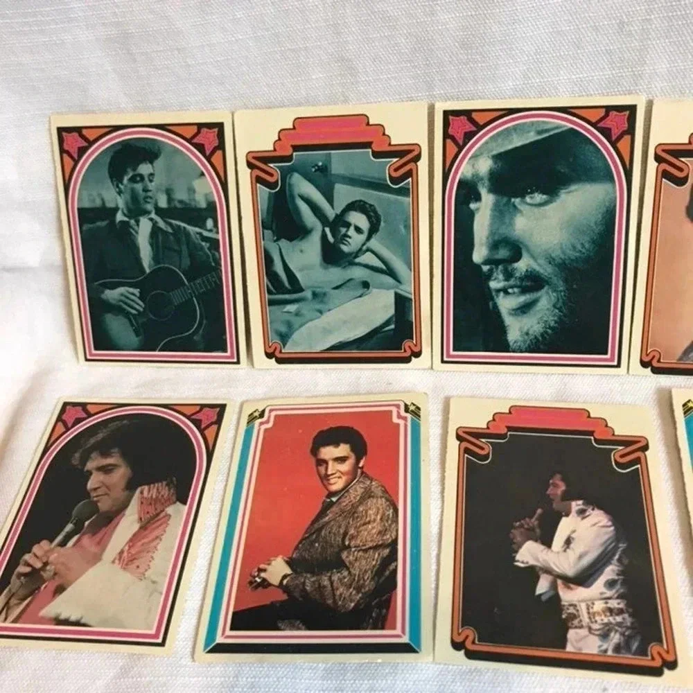Vintage Elvis Presley Cards Collection 1978 10 cards Lot